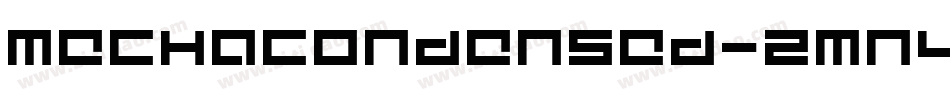 MechaCondensed-zmn4字体转换