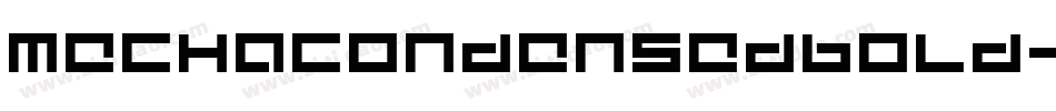 MechaCondensedBold-5mpV字体转换