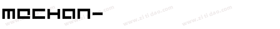 Mechan字体转换