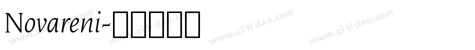 Novareni字体转换