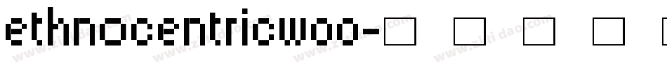 EthnocentricW00字体转换