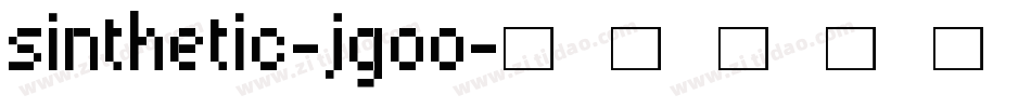 Sinthetic-jG00字体转换