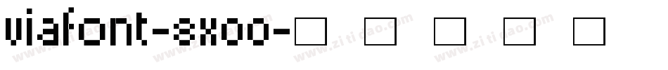Viafont-8x00字体转换