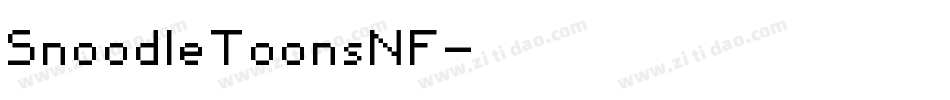 SnoodleToonsNF字体转换