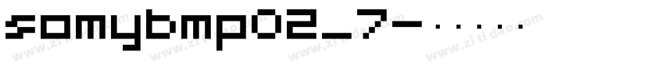 somybmp02_7字体转换