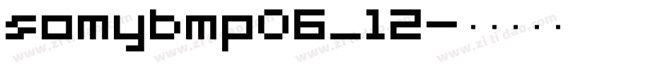 somybmp06_12字体转换