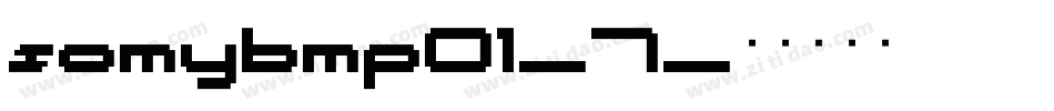 somybmp01_7字体转换