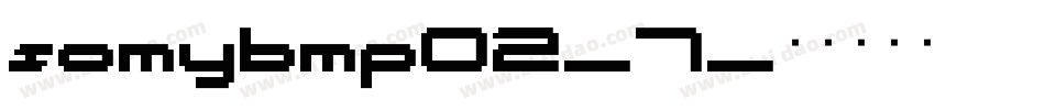 somybmp02_7字体转换