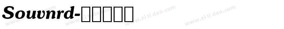 Souvnrd字体转换