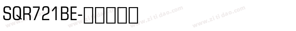 SQR721BE字体转换