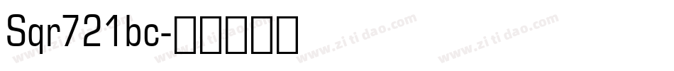 Sqr721bc字体转换