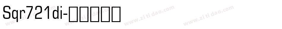Sqr721di字体转换