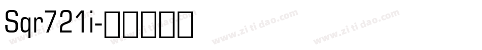 Sqr721i字体转换