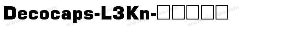 Decocaps-L3Kn字体转换