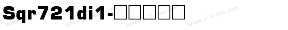 Sqr721di1字体转换