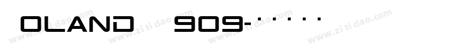 RolandTR909字体转换