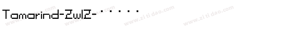 Tamarind-ZwlZ字体转换