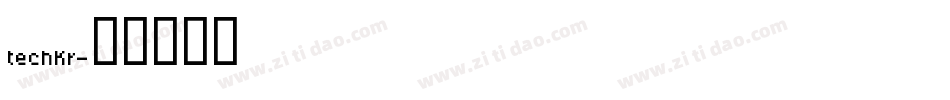 techkr字体转换