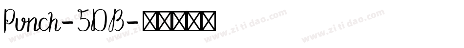 Punch-5DB字体转换