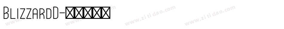 BlizzardD字体转换