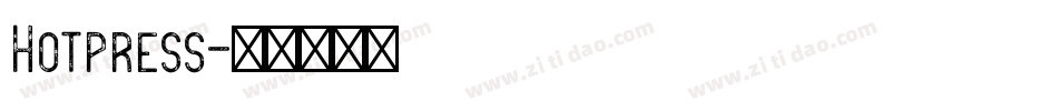 Hotpress字体转换