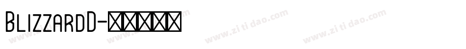 BlizzardD字体转换