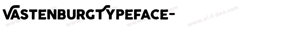 VastenburgTypeface字体转换