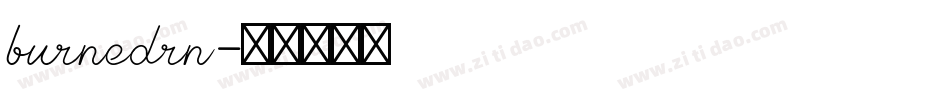 burnedrn字体转换