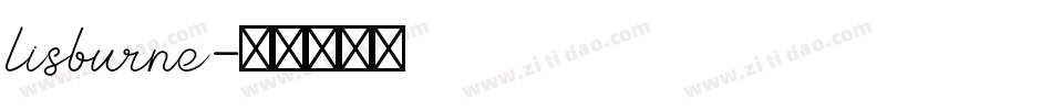 lisburne字体转换
