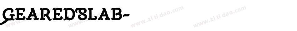 GearedSlab字体转换