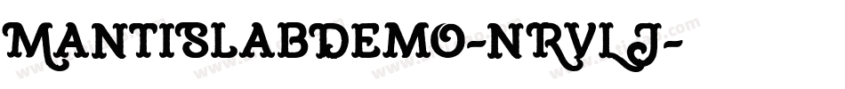 MantiSlabDemo-nRvLJ字体转换
