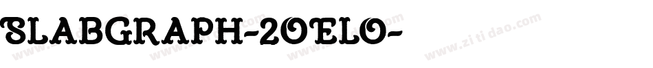Slabgraph-2OElo字体转换