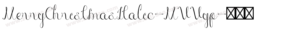 MerryChristmasItalic-MVVyp字体转换 MerryChristmasItalic-MVVyp字体转换