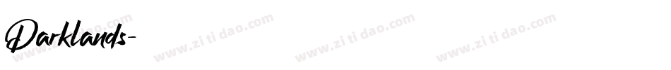 Darklands字体转换