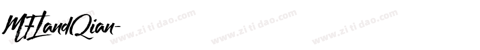 MFLandQian字体转换