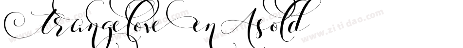 StrangelovePenBold字体转换