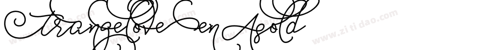 StrangelovePenBold字体转换