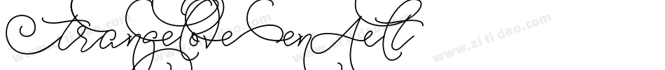 StrangelovePenAlt字体转换