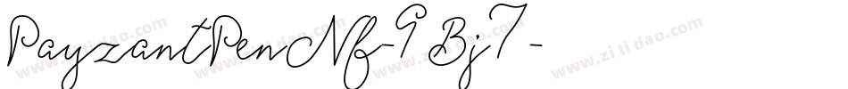 PayzantPenNf-9Bj7字体转换