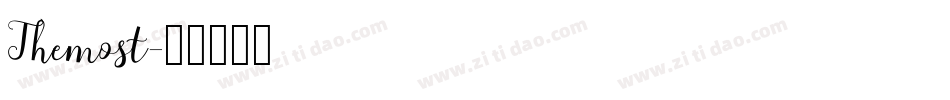 Themost字体转换