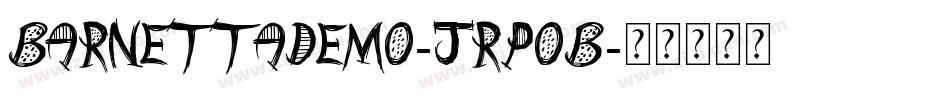 BarnettaDemo-JRpoB字体转换