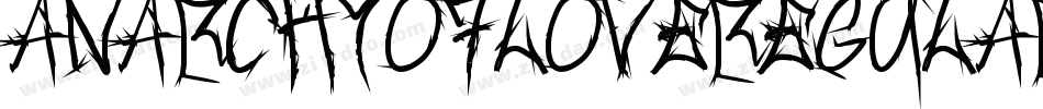 AnarchyOfLoveRegularFonty-lR0V字体转换
