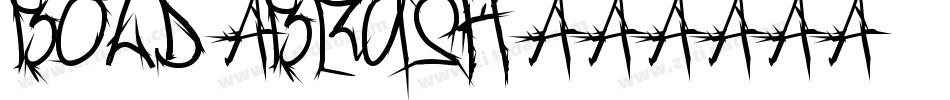 Bold-Brush字体转换