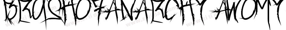 BrushOfAnarchy-WOmY字体转换