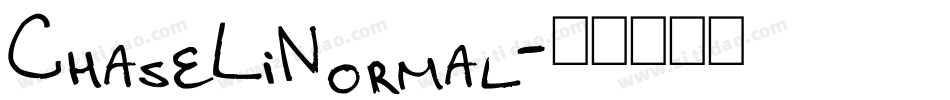 ChaseLiNormal字体转换