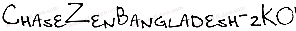 ChaseZenBangladesh-2KOW字体转换