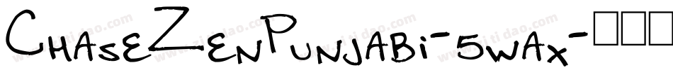 ChaseZenPunjabi-5wax字体转换