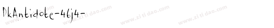 DkAntidote-46j4字体转换
