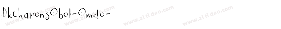 DkCharonsObol-Omdo字体转换