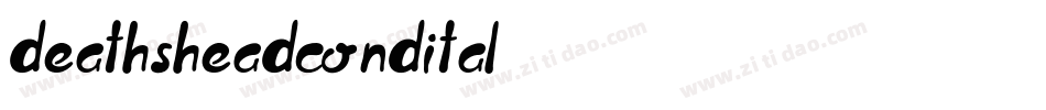 deathsheadcondital字体转换